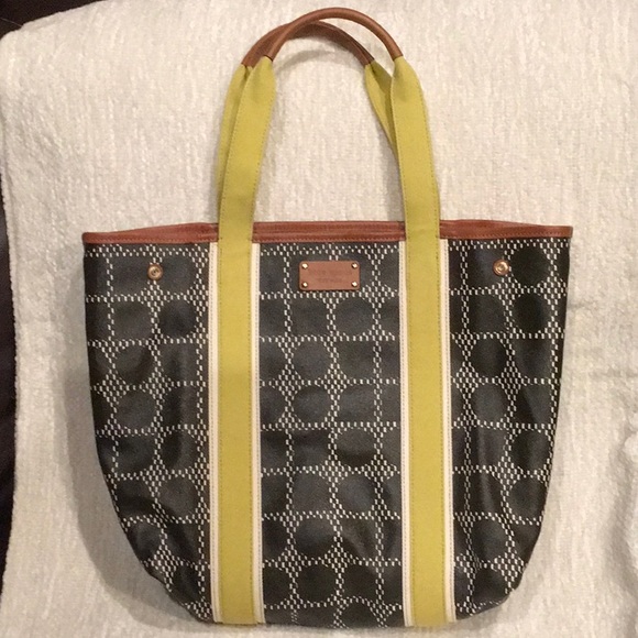 NWOT Kate Spade NY Canvas and Leather Tote Bag